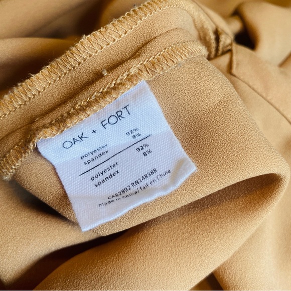 OAK + FORT Tunic Top - Tan - Picture 5 of 9